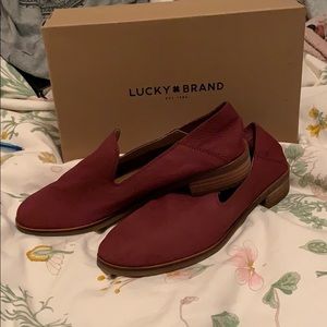 Brown / dark red Lucky Brand Cahill loafers